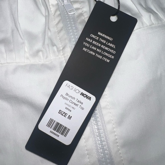 white corset top - Picture 3 of 3